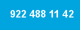 922 488 11 42 922 488 11 42